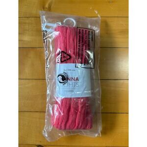 NWT Hanna Andersson Footed Tights Size 80-90 (US 2) Pink